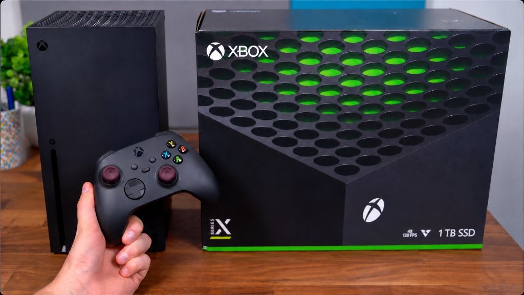 Xbox Series X 1TB met doos en controller, in nette staat.