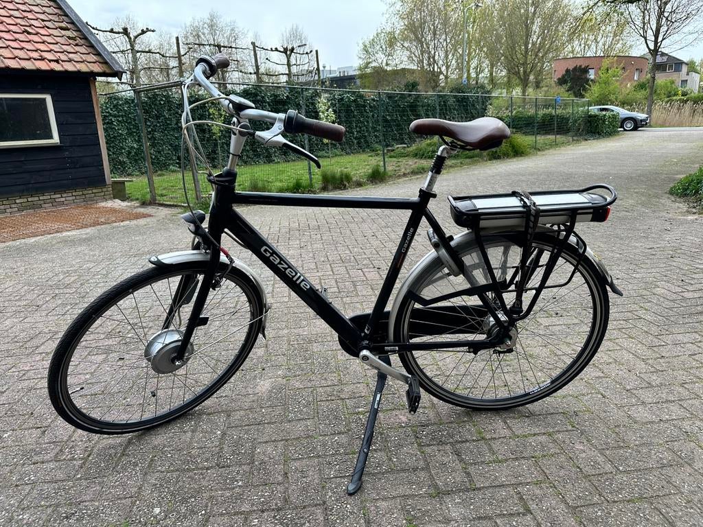 Gazelle orange pure Innergy herenfiets, 55 tot 59 cm, Ophalen, Gebruikt, Gazelle