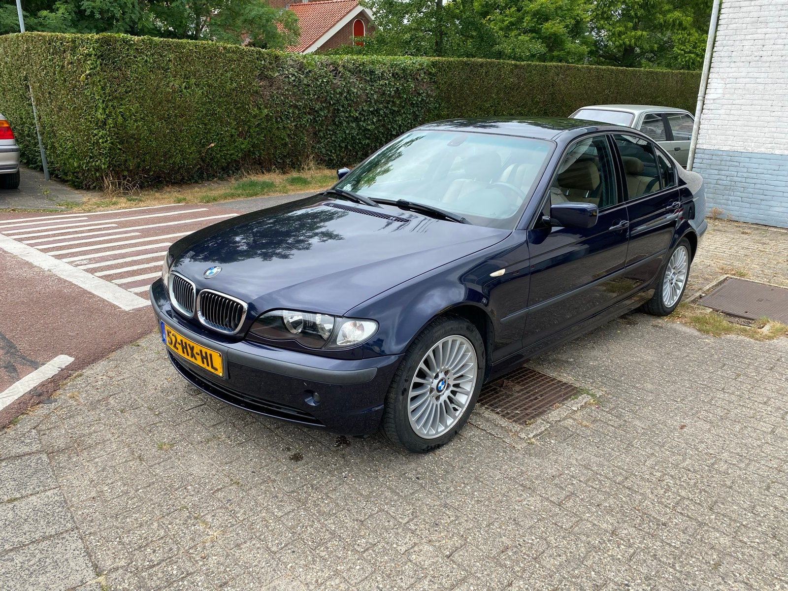 BMW 3-Serie 2.2 I 320 AUT 2002 Blauw, Achterwielaandrijving, Beige, Blauw, 75 €/maand