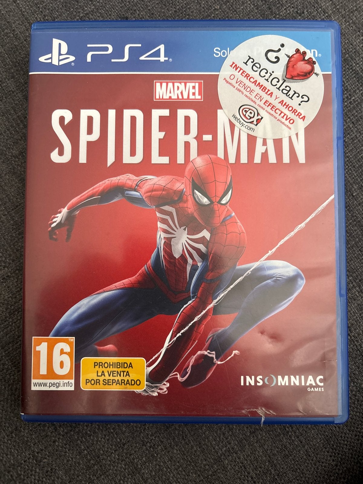 Marvel's Spider-Man PS4 - Actie-avontuur game, Spelcomputers en Games, Games | Sony PlayStation 4, 1 speler, Zo goed als nieuw