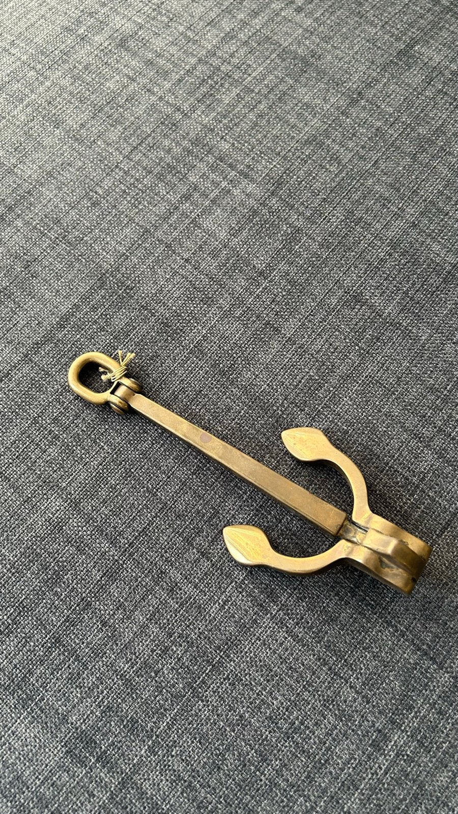 Vintage koperen anker - 17 cm decoratief scheepsanker, Ophalen