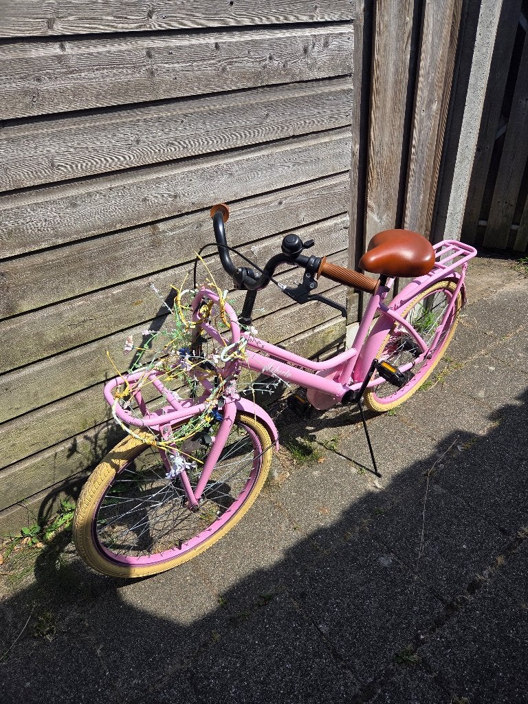 Roze meisjesfiets 22 inch, Ophalen, Terugtraprem, 22 inch, Gebruikt