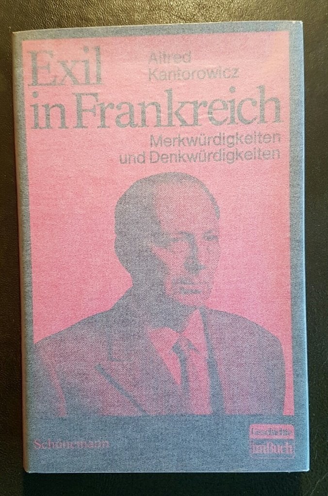 Kantorowicz - Exil in Frankreich, Ophalen of Verzenden, Zo goed als nieuw