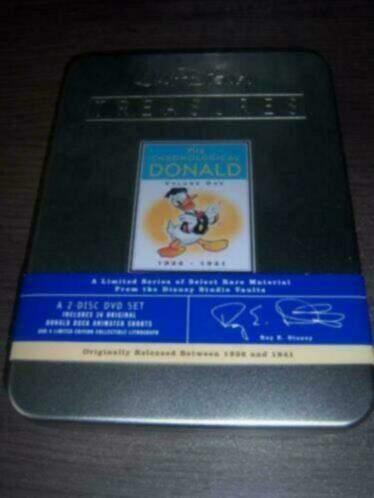 Walt Disney Treasures Steelcase The Chron. Donald 1 (r1), Tekenfilm, Verzenden, Boxset, Zo goed als nieuw