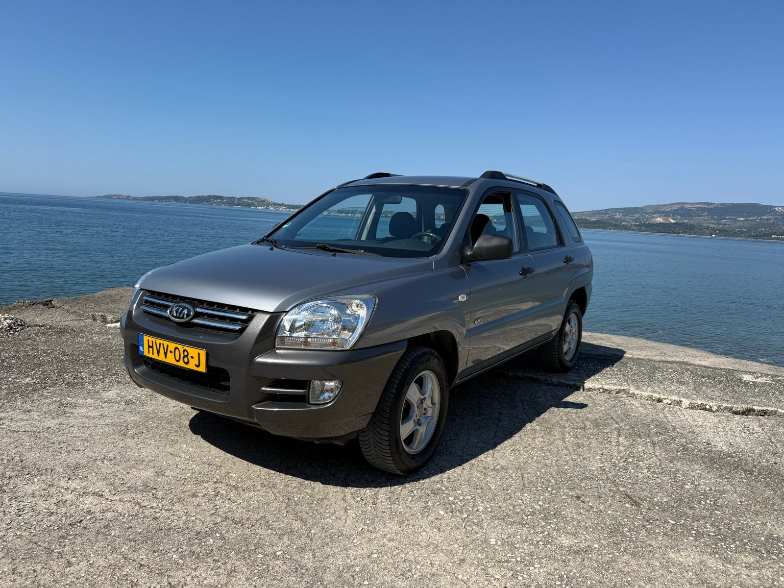 Kia Sportage 2.0 104KW 2007 Grijs, Auto's, Kia, 4 cilinders, Handgeschakeld, Particulier, 1600 kg