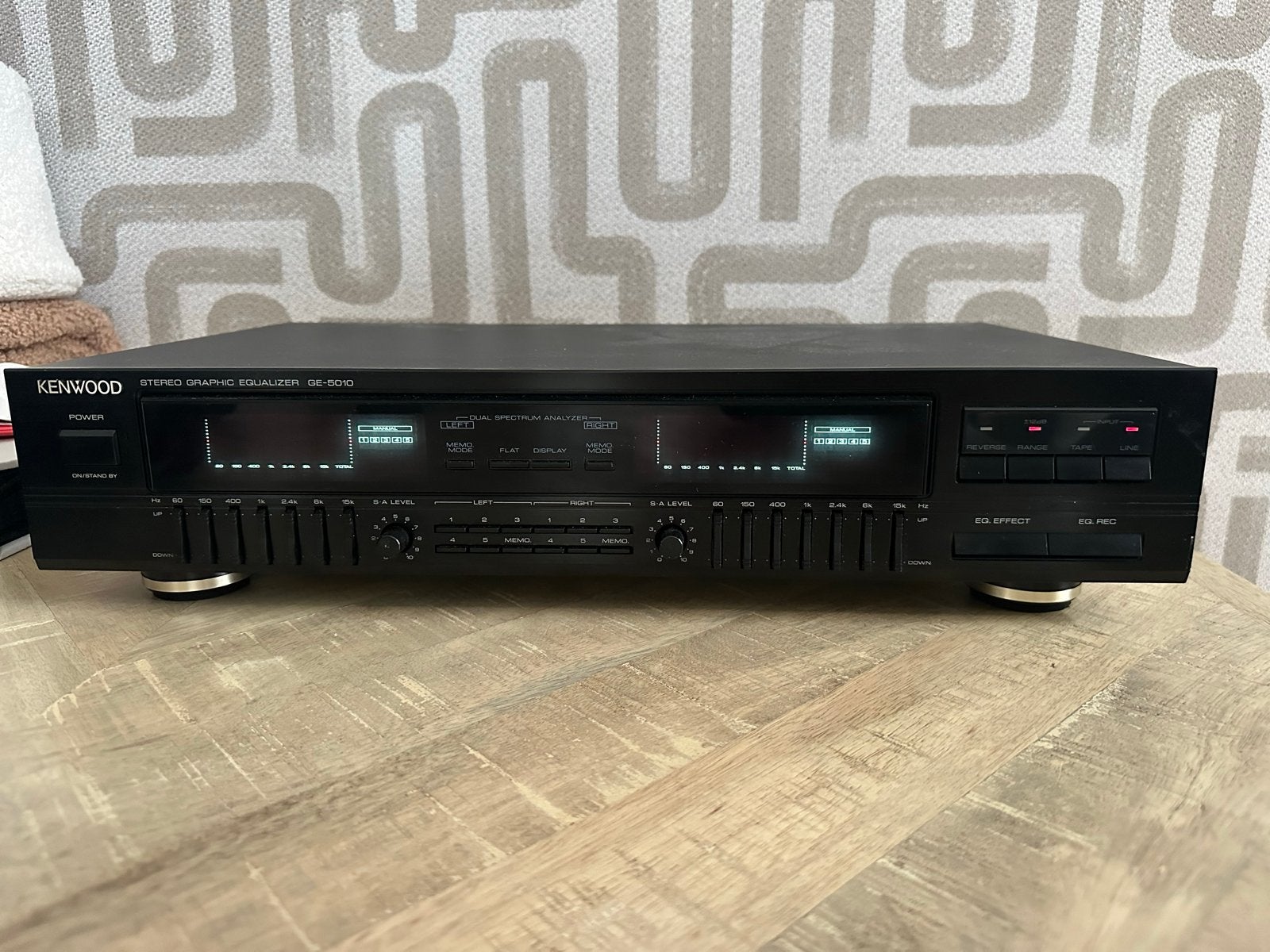 Kenwood Stereo Grafische Equalizer GE-5010, Zo goed als nieuw, Ophalen, Overige merken, Minder dan 60 watt
