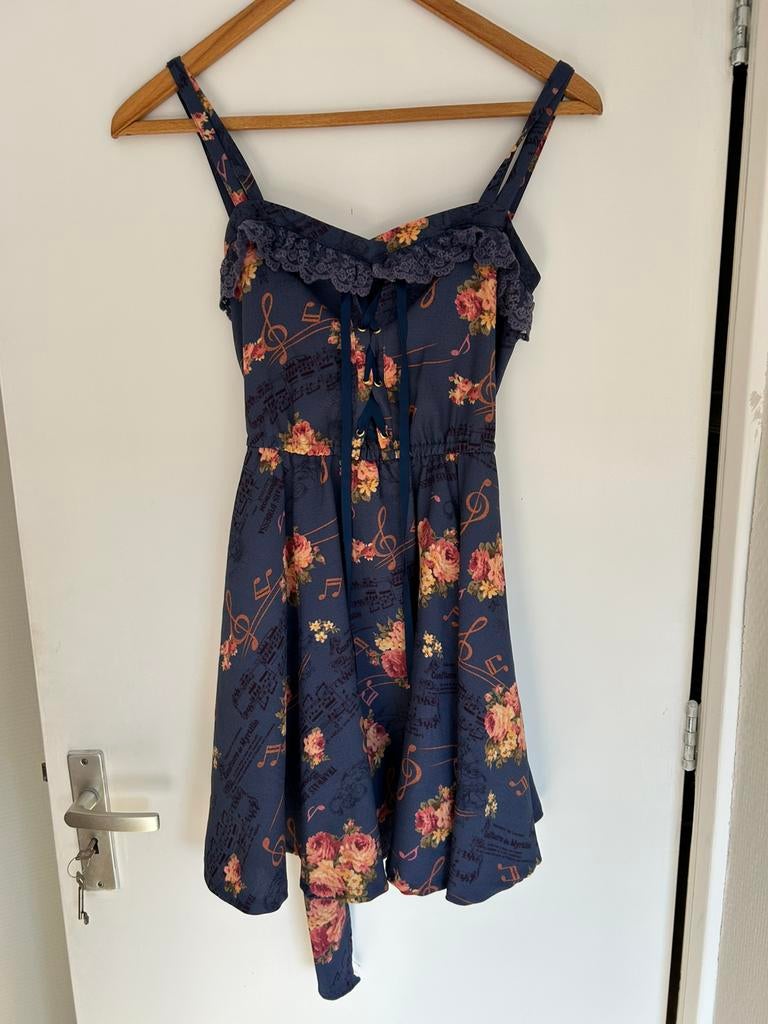 Liz lisa Musical Note jurk, Ophalen of Verzenden, Zo goed als nieuw, Maat 34 (XS) of kleiner, Blauw