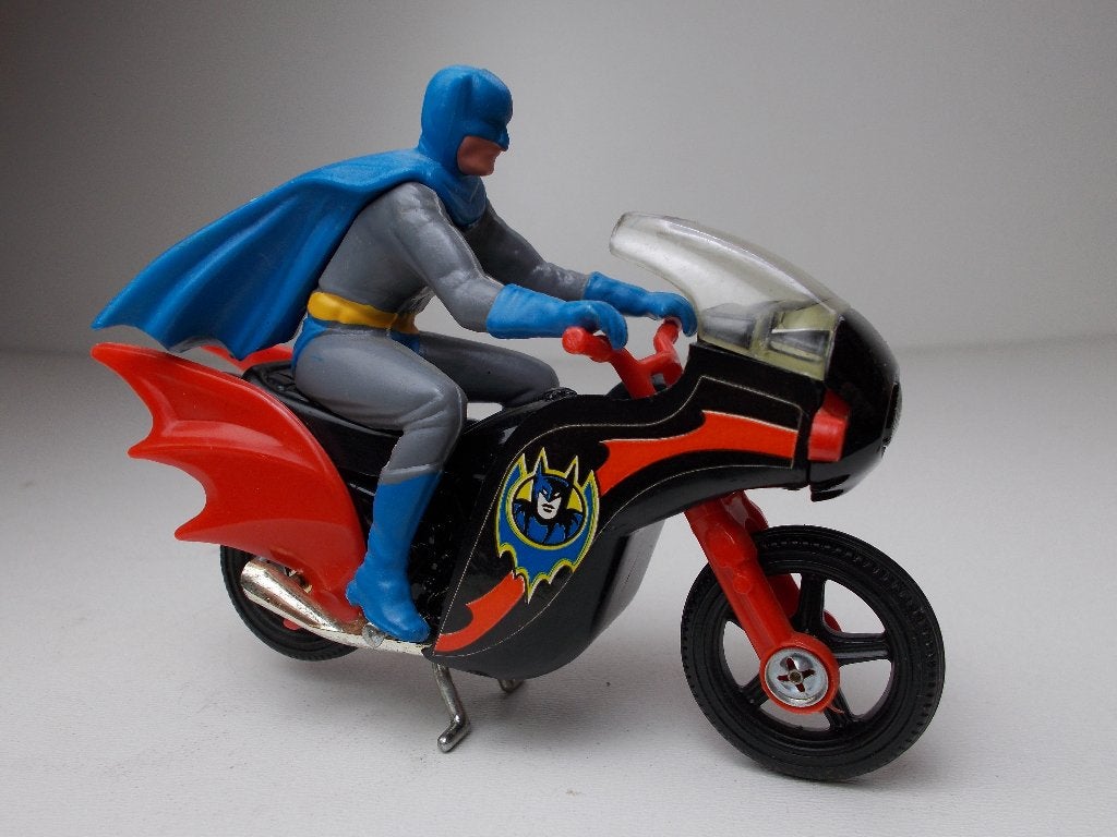 1978 Corgi Toys 268 BATBIKE + BATMAN I.z.g.st!