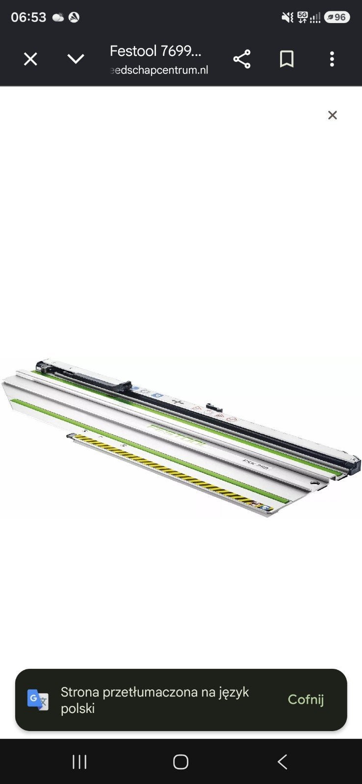 Foto 2 van Nieuwe Festool HKC 55 K Accu-Handcirkelzaag Set