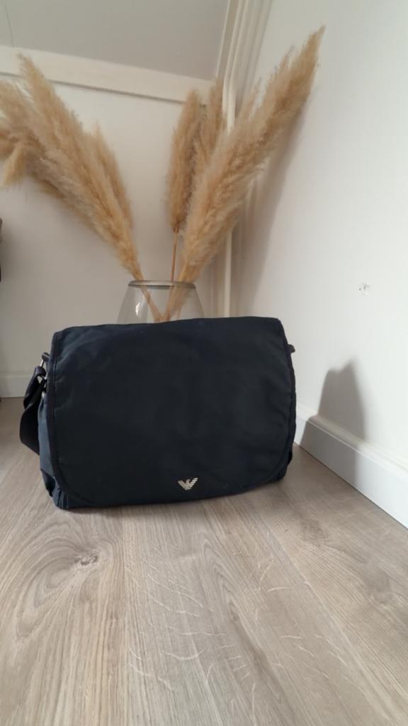 Armani luiertas, Sieraden, Tassen en Uiterlijk, Tassen | Schoudertassen, Ophalen of Verzenden, Nieuw, Blauw
