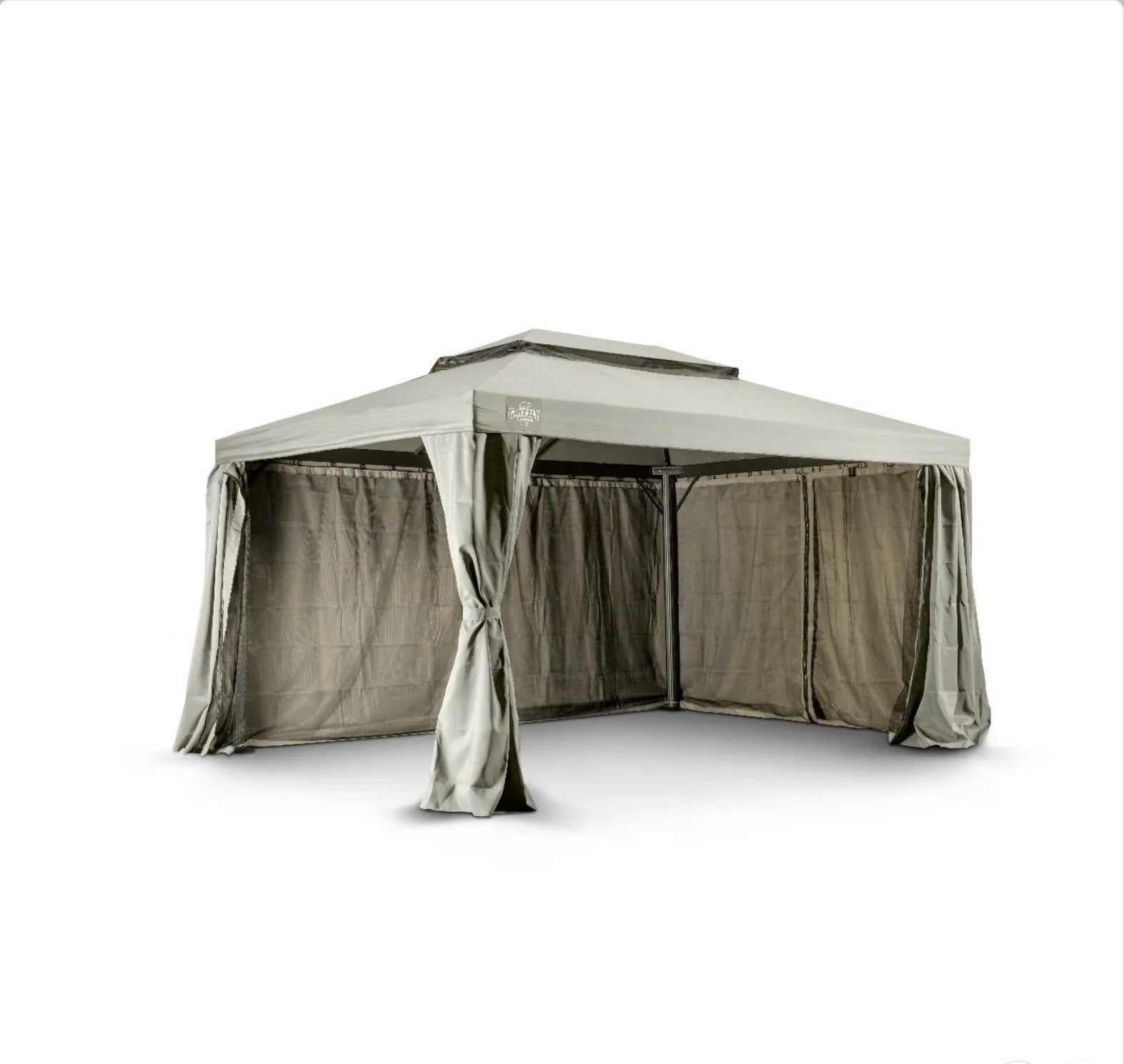 Luxe TuinPaviljoen met Zijwanden 3x4 m (grizzly outdoor), Tuin en Terras, Ophalen, Gebruikt, Minder dan 4 meter, Paviljoen