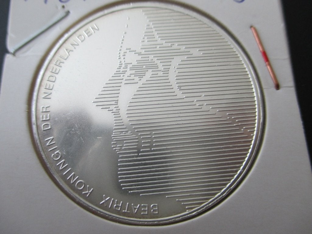 50 gulden 1984, Postzegels en Munten, Koningin Beatrix, Zilver, Ophalen of Verzenden, Losse munt
