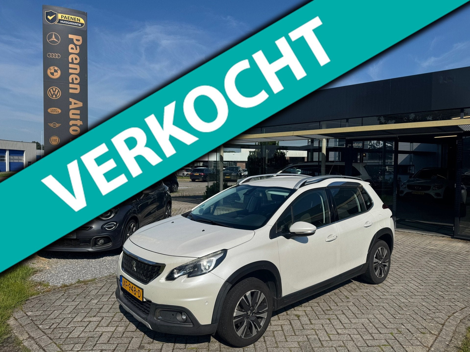 Peugeot 2008 1.2 PureTech Allure|Sensor|CC|Airco, Parkeersensor, Euro 6, Leder en Stof, Bedrijf