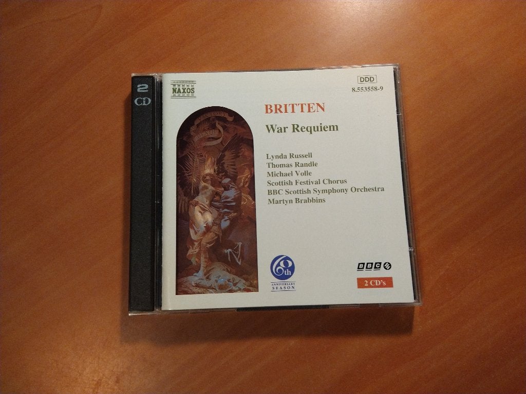2-CD Britten.  War Requiem, Ophalen of Verzenden, Classicisme, Zo goed als nieuw, Kamermuziek