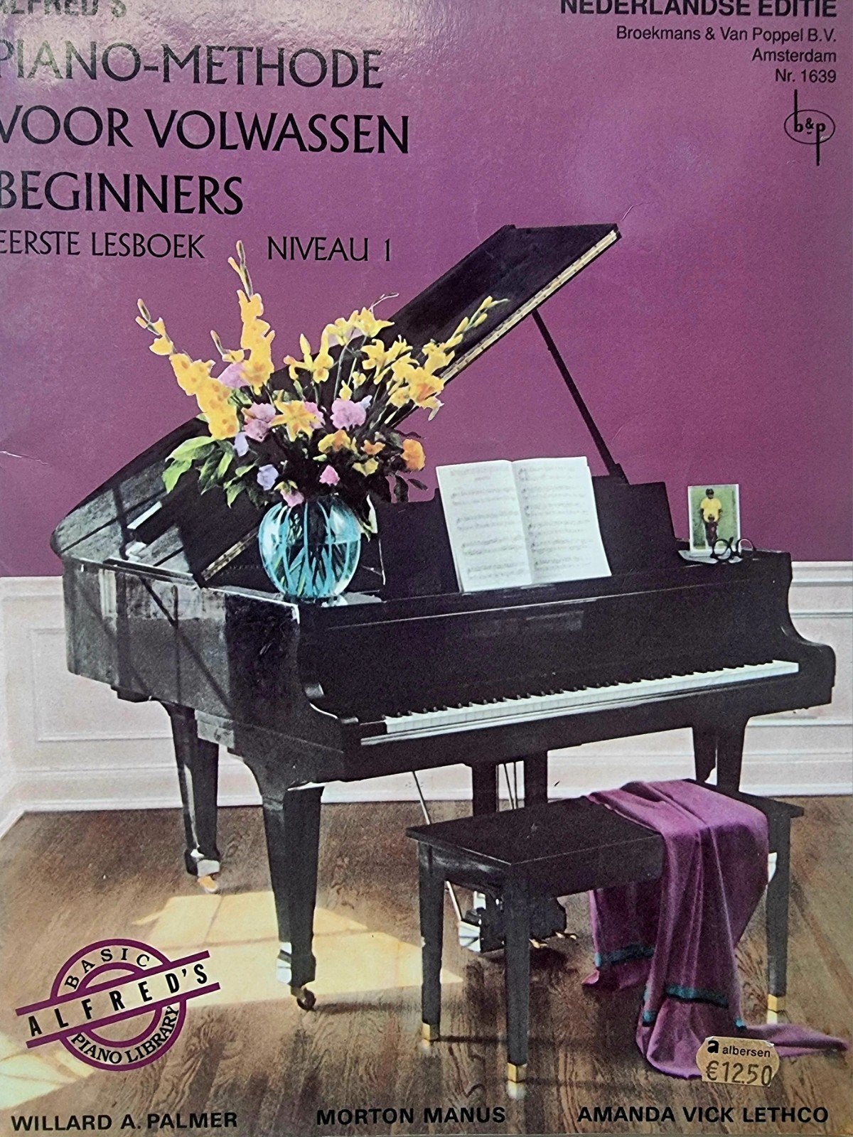 Alfred's Piano-Methode voor Volwassen Beginners Niveau 1 P58, Muziek en Instrumenten, Bladmuziek, Verzenden, Les of Cursus, Zo goed als nieuw