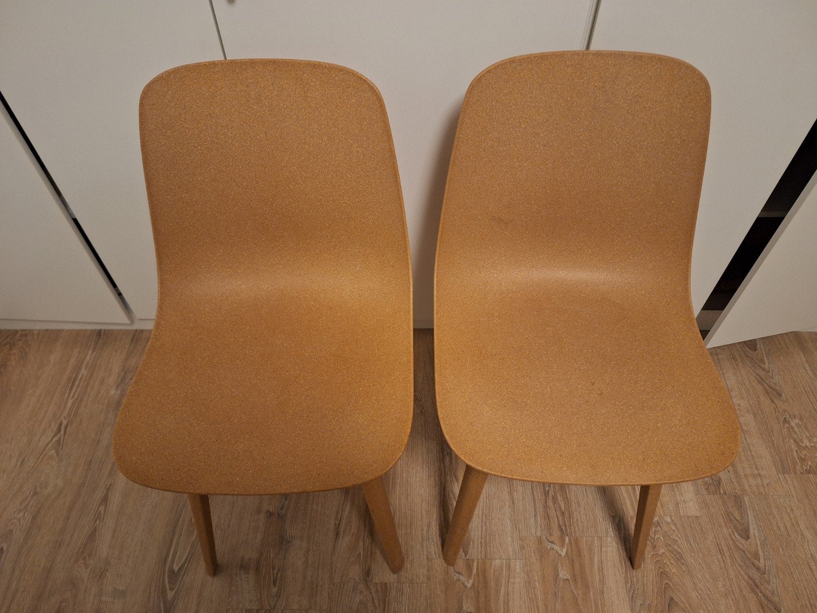Ikea odger stoelen twee stuks, Huis en Inrichting, Stoelen, Gebruikt, Twee, Overige materialen, Bruin, Ophalen