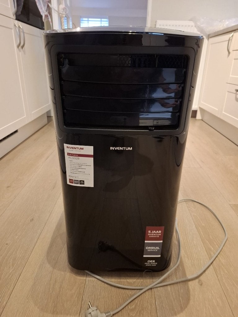 Z.g.a.n. Inventum Mobiele Airco AC902B - tot 80m3. Zeer stil, Witgoed en Apparatuur, Ophalen, Energieklasse A of zuiniger, 2 snelheden