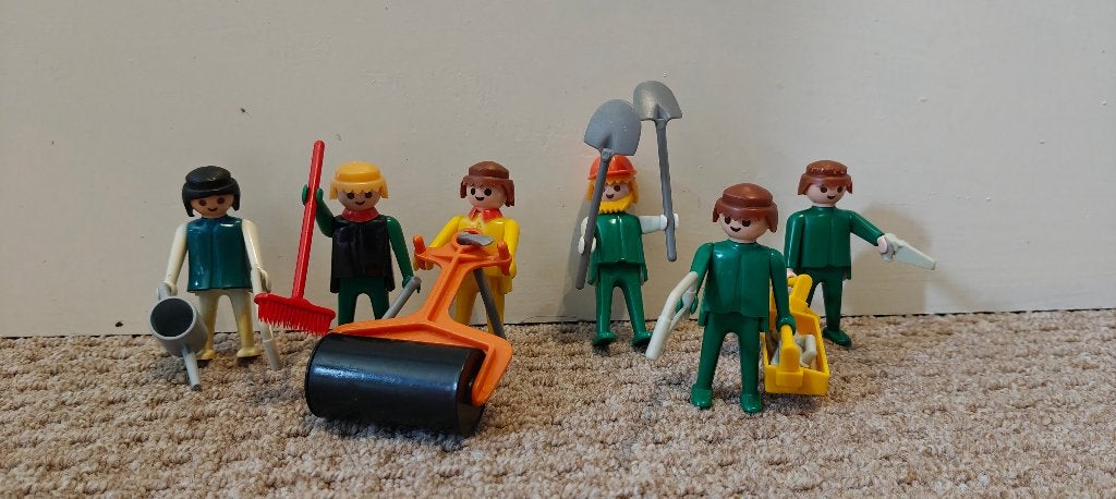 playmobil klussers, Ophalen