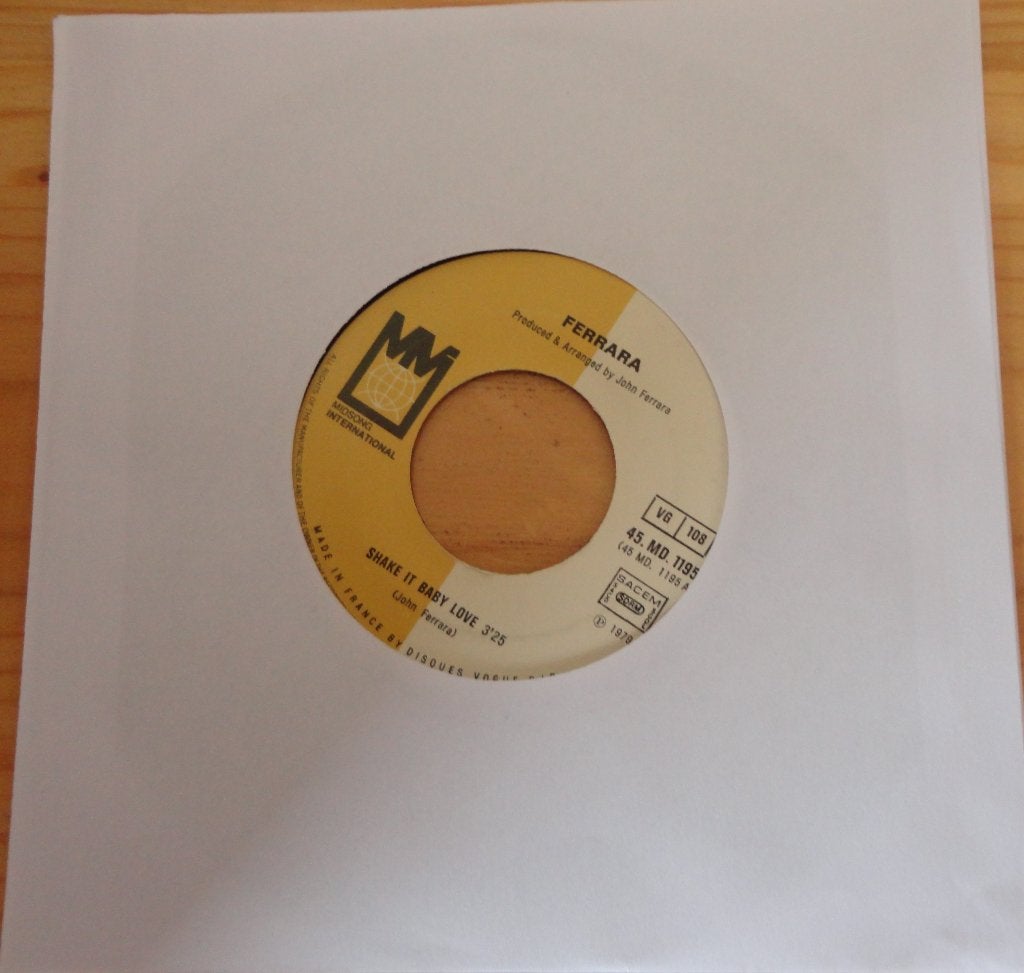 Ferrara > Shake it baby love, Ophalen of Verzenden, Gebruikt, 7 inch, Pop