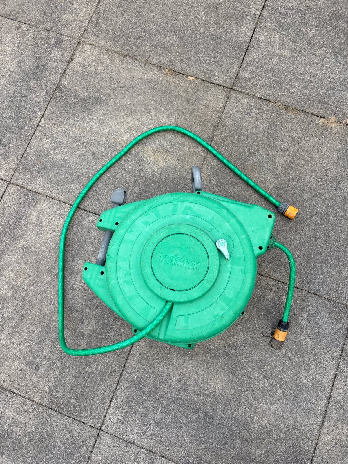 Tuinslanghaspel met slang - gebruikt, Ophalen, Gebruikt, Tuinslanghaspel