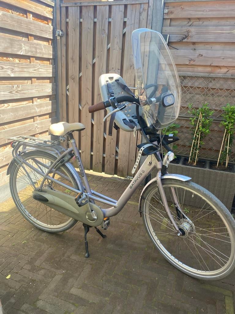 Batavus Mambo LX damesfiets/mamafiets met Yepp stoeltje, Ophalen, Gebruikt, 1 zitje, Batavus