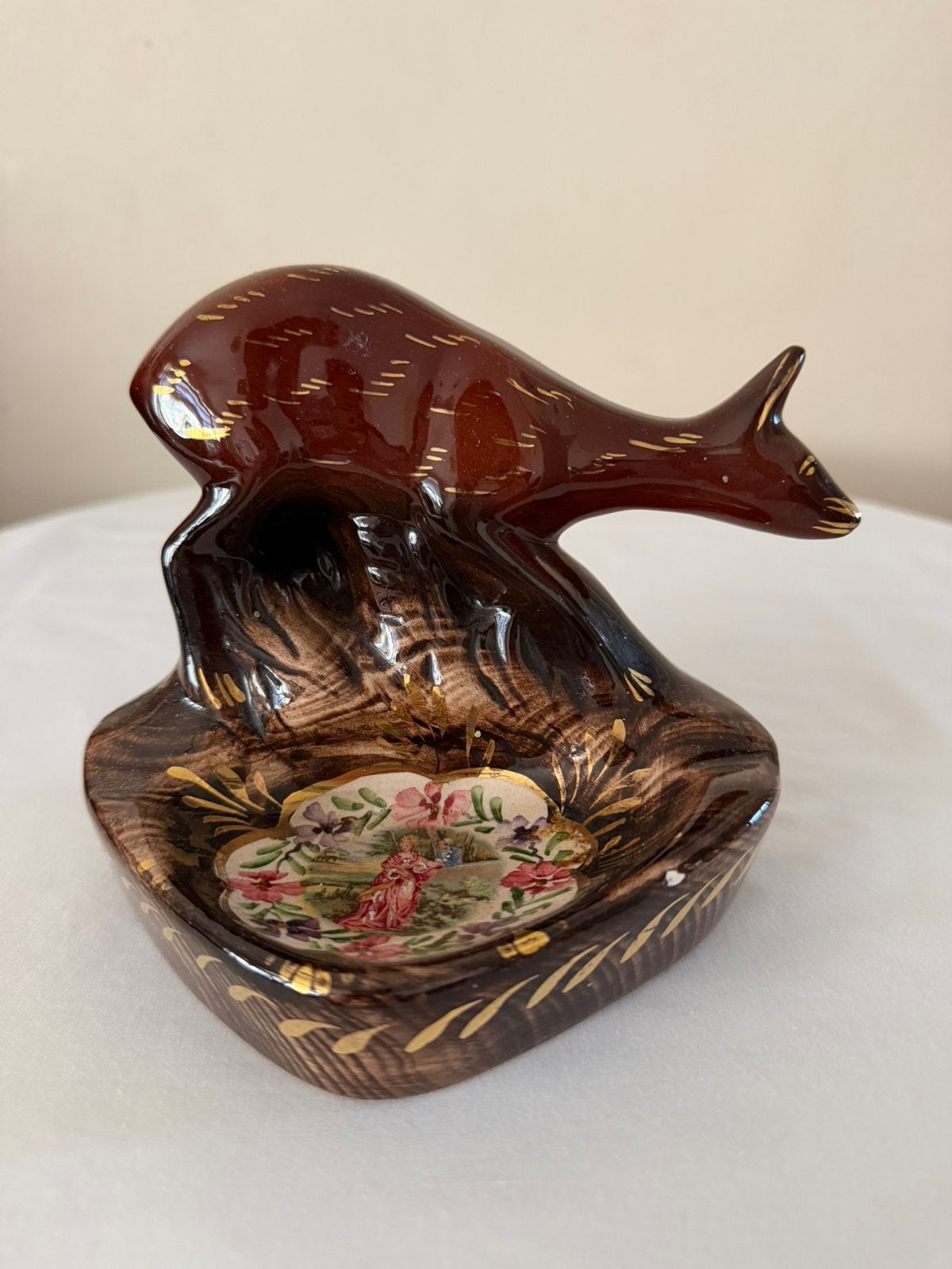 Oude keramiek schaal - 15 x 10 x 11.5 cm (H) - bijna gratis, Ophalen of Verzenden, Zo goed als nieuw, Beeldje of Figuurtje