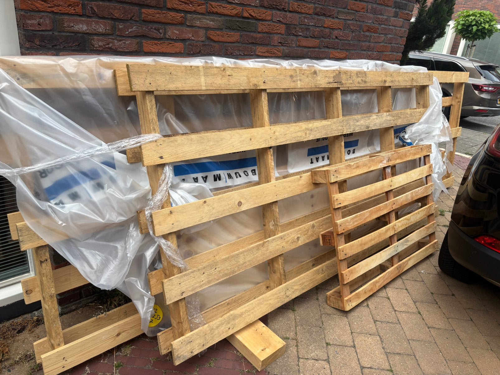 Gratis statiegeld pallets, Ophalen, Zo goed als nieuw, Pallet, Minder dan 200 cm