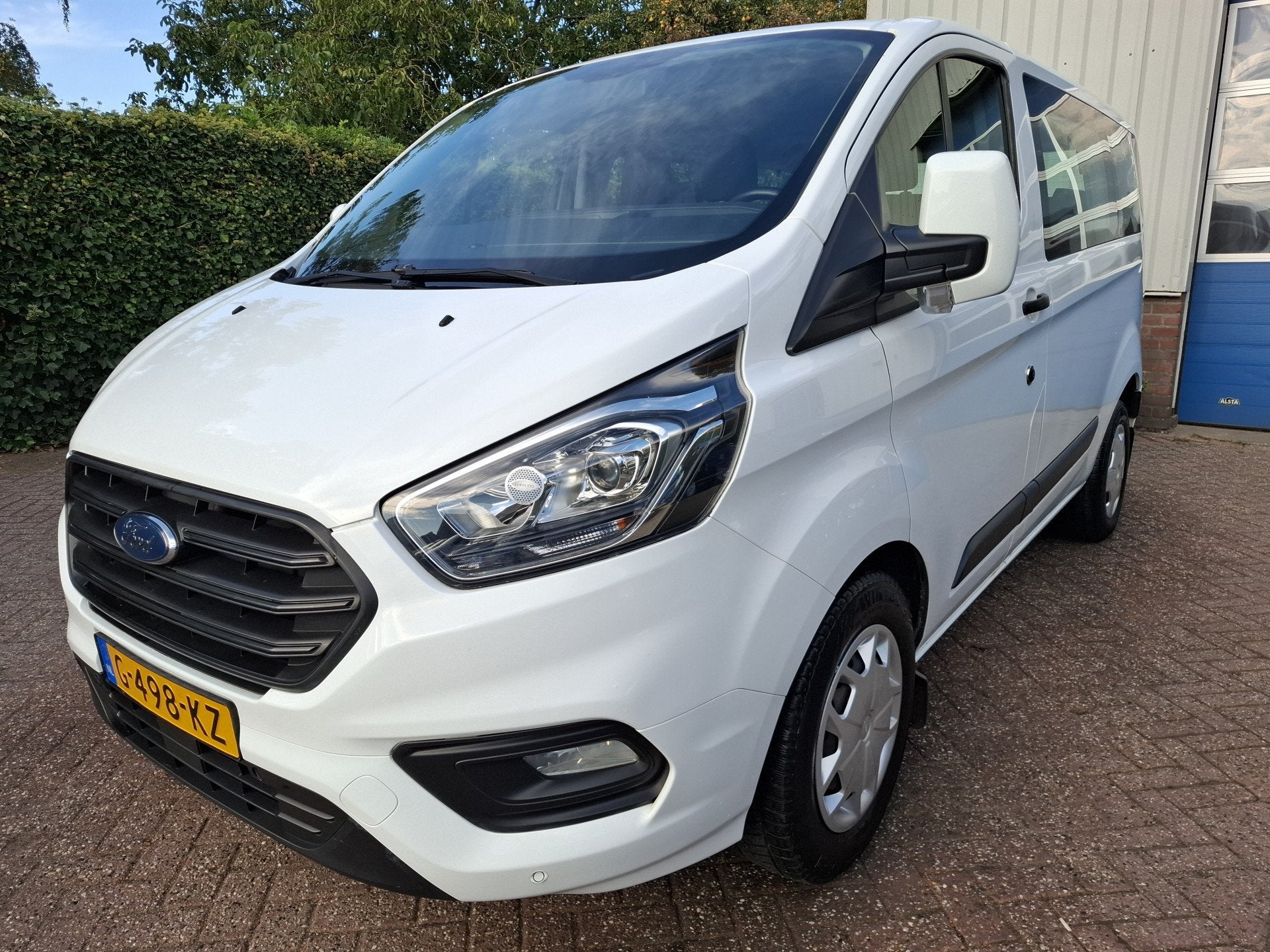 Ford Transit Custom 2.0TDCI 21175.- INCL BTW 9-PERSOONS LED/, Auto's, Voorwielaandrijving, Stof, Gebruikt, Euro 6
