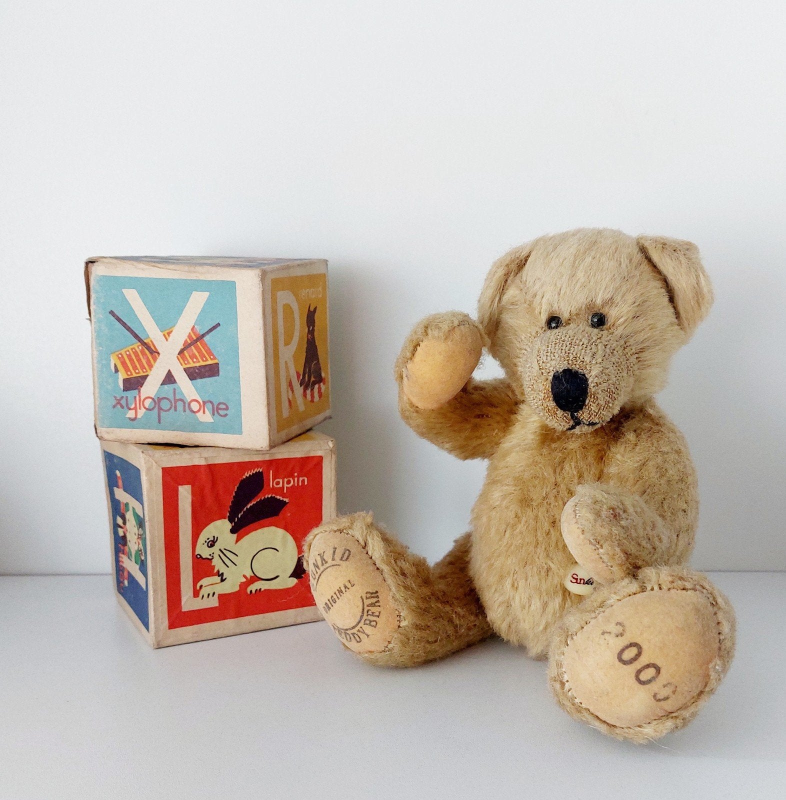 Teddybeer Sunkid, Verzamelen, Beren en Cherished Teddies, Ophalen of Verzenden, Gebruikt, Stoffen beer, Overige merken
