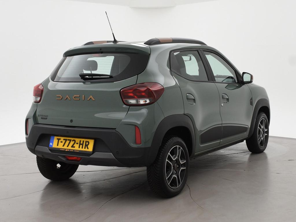 Dacia Spring 65 EXTREME 27 kWh + LEDER | CAMERA | LMV | APPL, Auto's, Dacia, Gebruikt, 4 stoelen, 220 km, Parkeersensor