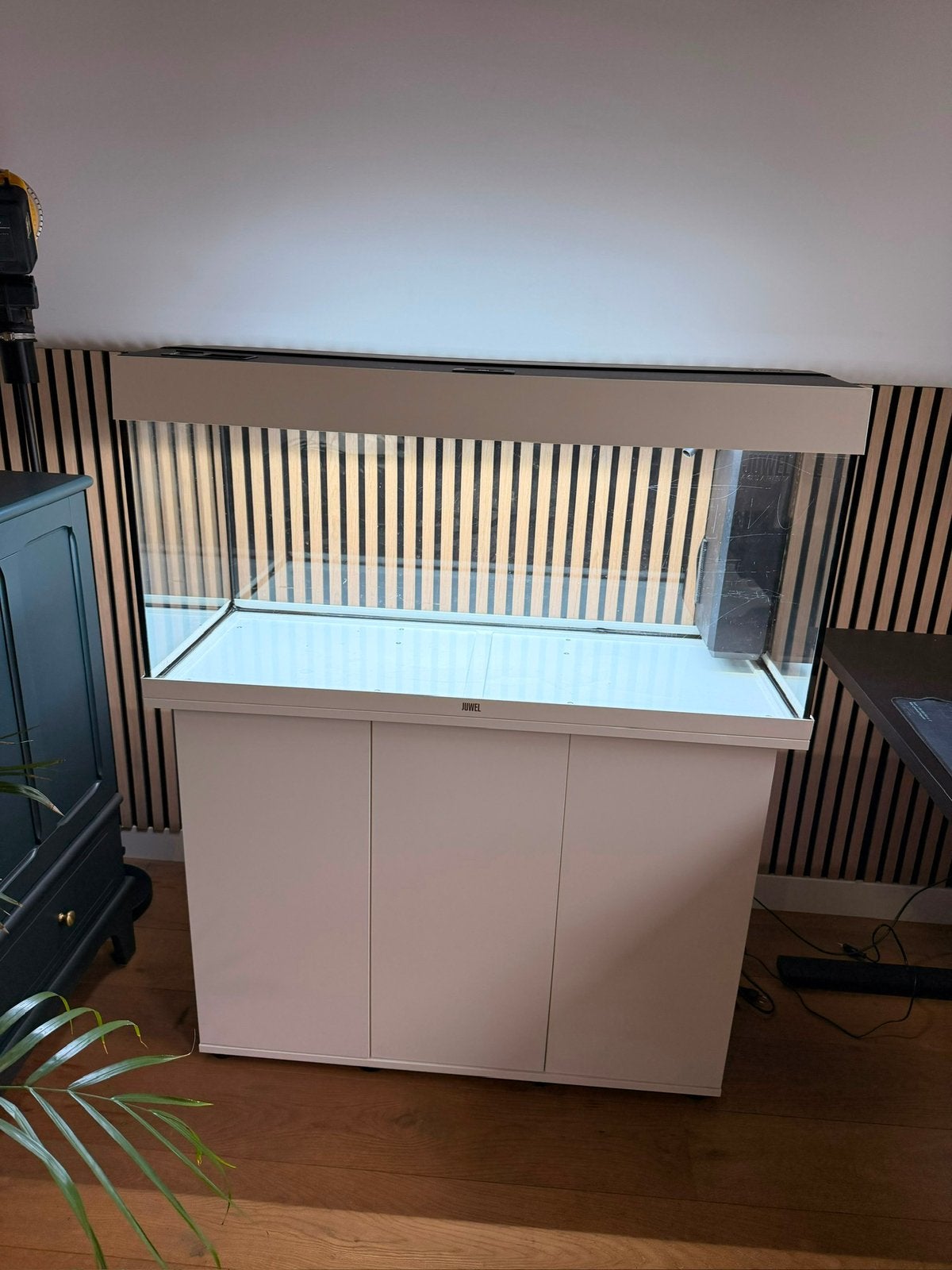 Juwel aquarium 180L + kast wit, Dieren en Toebehoren, Ophalen, Gebruikt, Leeg aquarium, Juwel