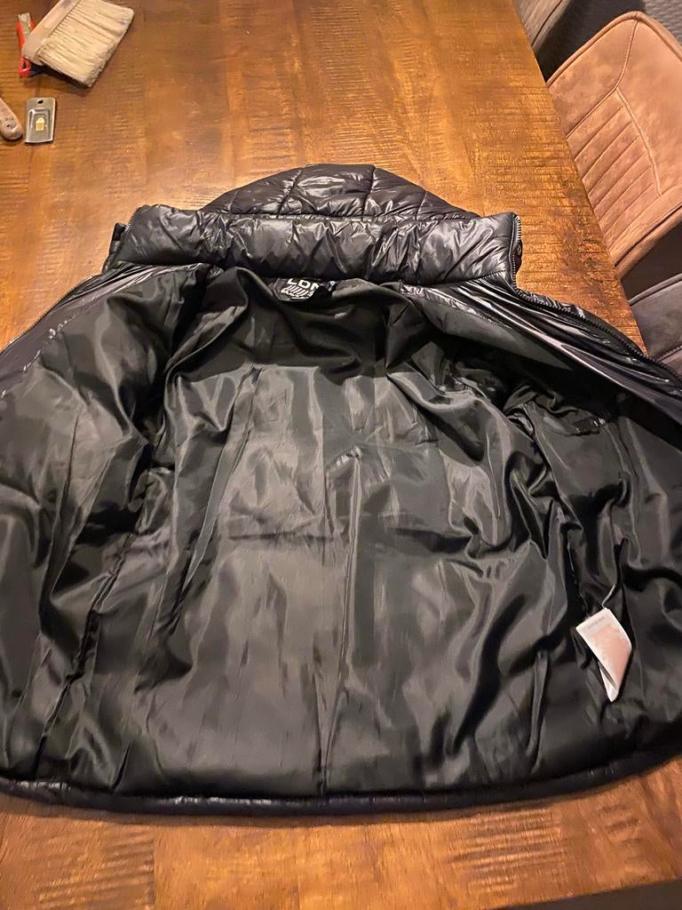 LDN Brave Soul Zwarte Puffer Jas Maat S, Dieren en Toebehoren, Ophalen of Verzenden, Zo goed als nieuw