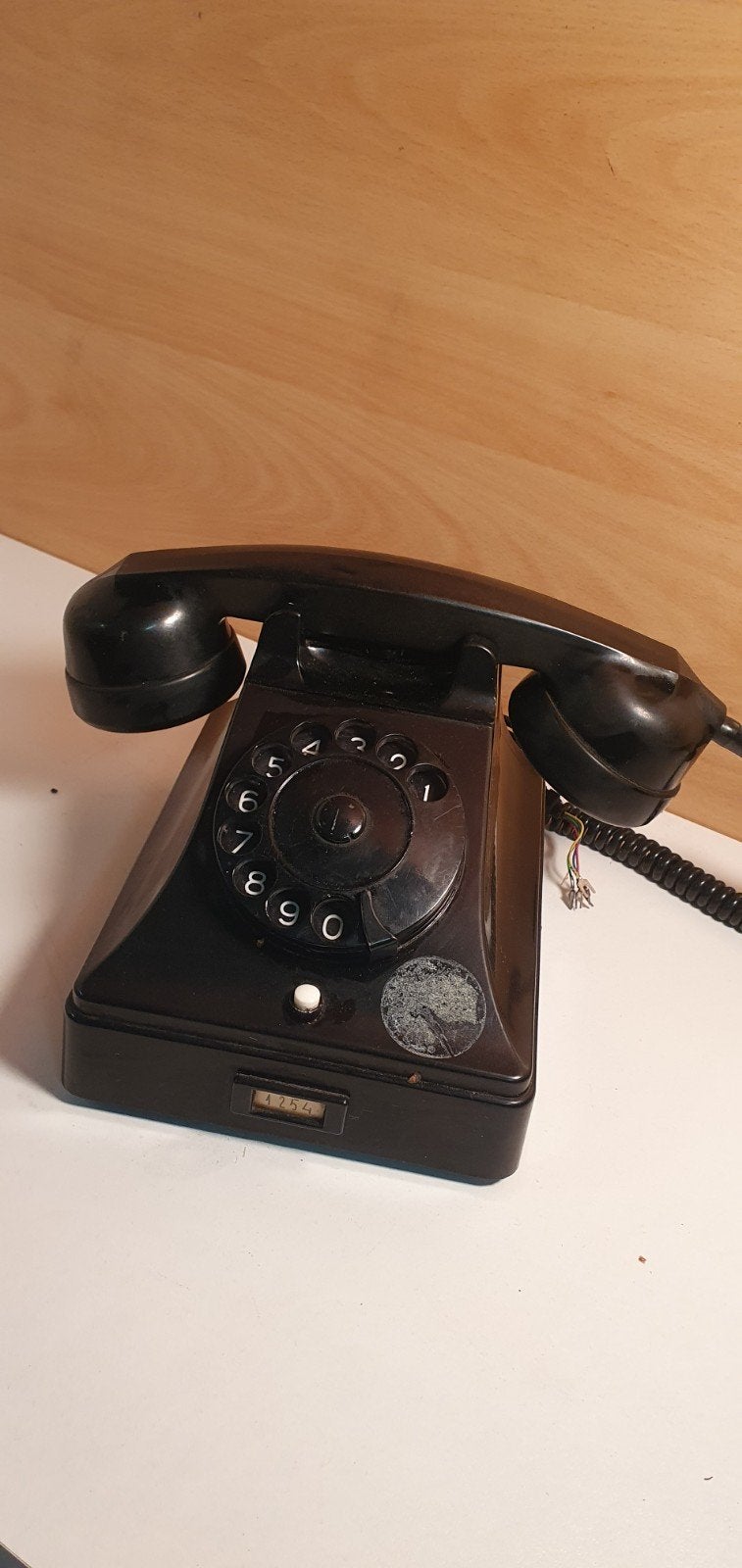 Vintage PTT Standard Telefoon met Draaischijf, Ophalen of Verzenden, Gebruikt, Met draaischijf