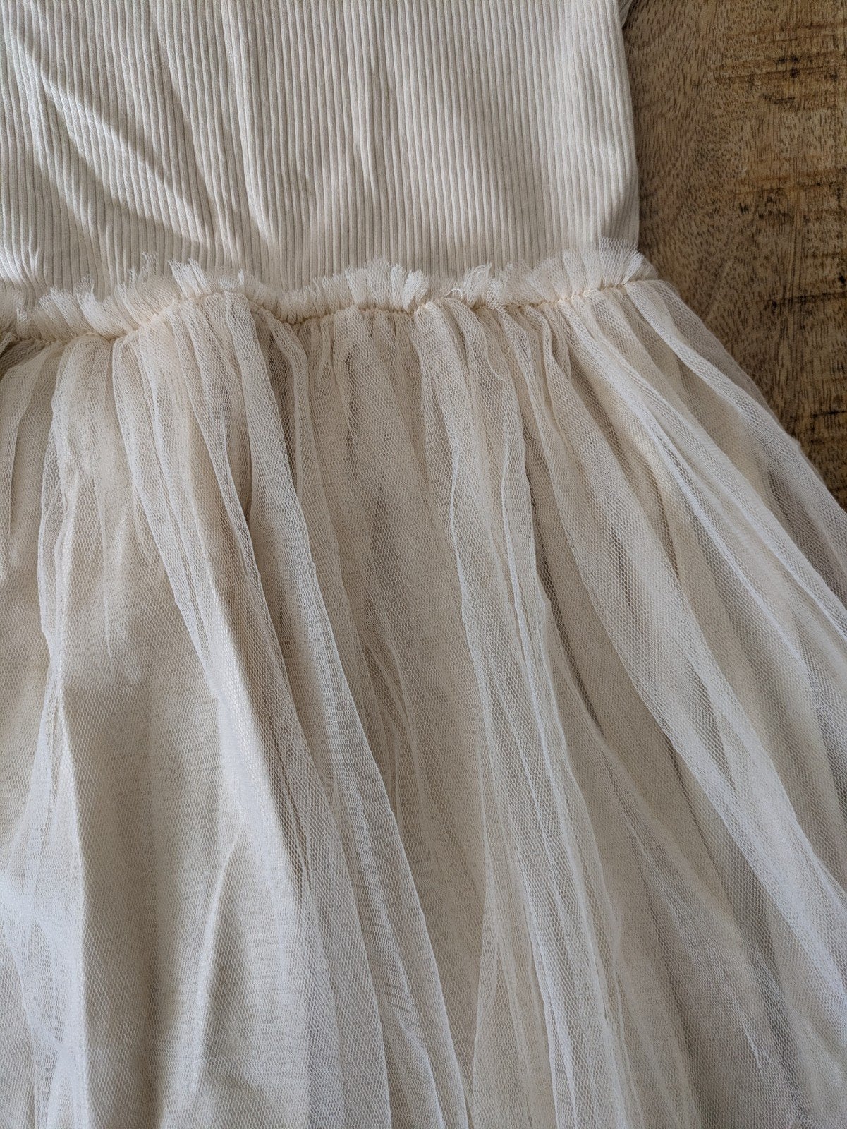 Meisjes jurk Wibra beige maat 134/140 zo goed als nieuw, Kinderen en Baby's, Meisje, Ophalen of Verzenden, Zo goed als nieuw, Jurk of Rok