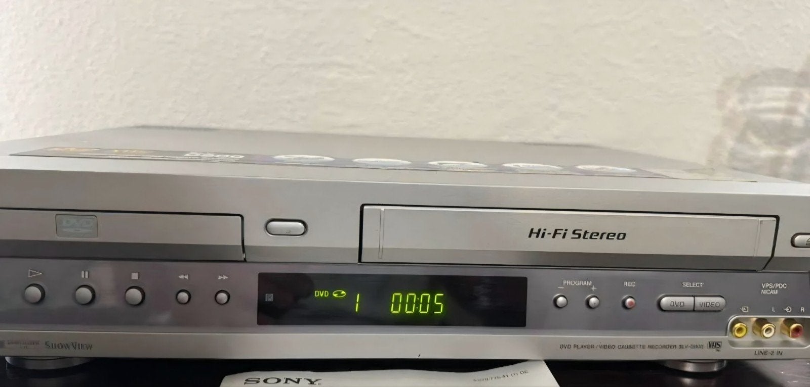 Sony SLV-D900 E, Ophalen of Verzenden, Gebruikt, VHS-speler of -recorder