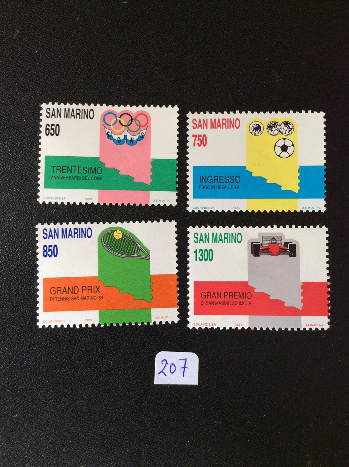 San Marino postzegels Mi 1412/15, Ophalen of Verzenden, Overige landen