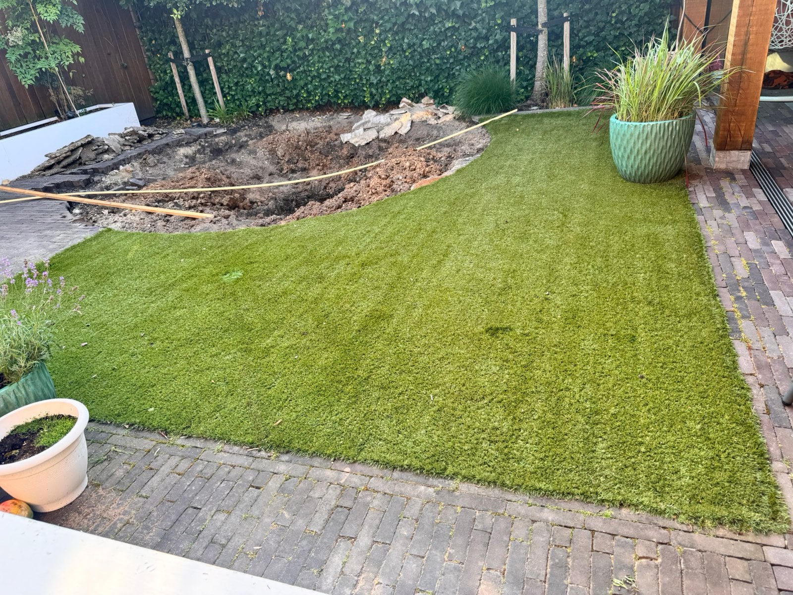 Kunstgras 10m4, Ophalen, Zo goed als nieuw