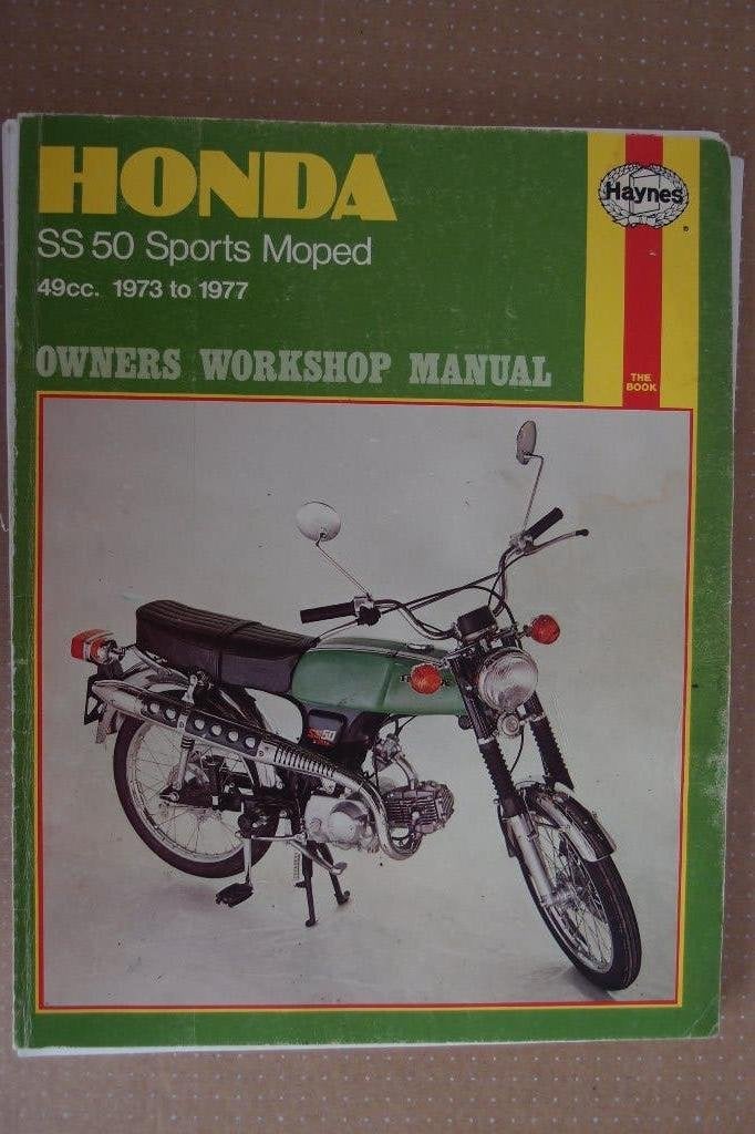 Werkplaatshandboek Honda bromfiets SS50, Ophalen of Verzenden, Gebruikt, 50 cc, Overige modellen