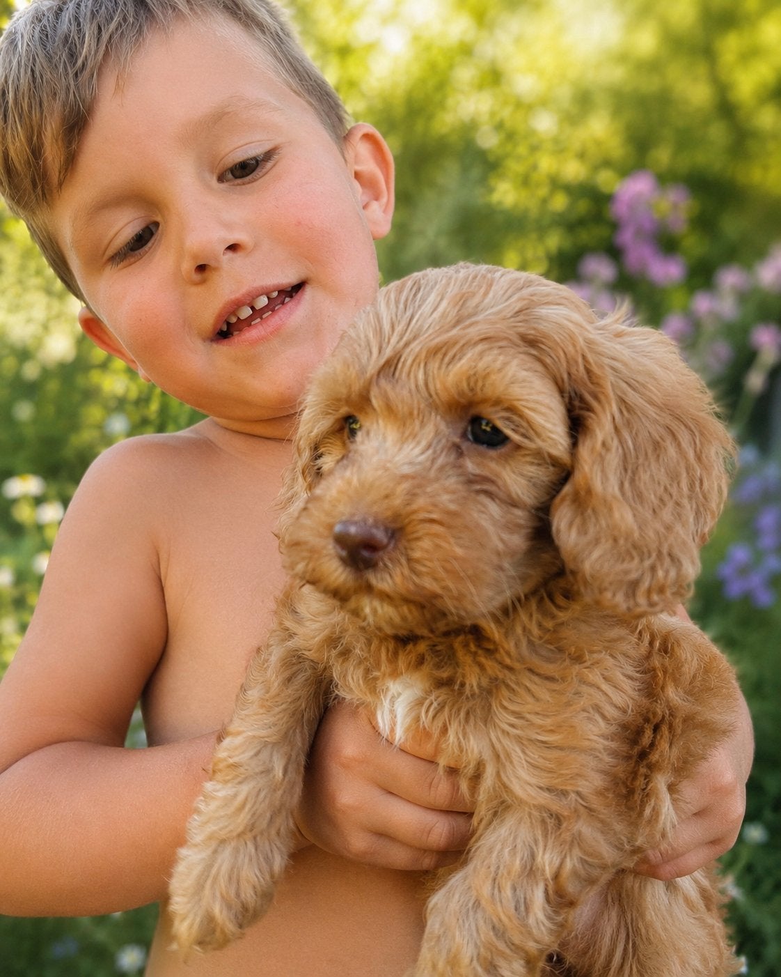 Kleine Mini labradoodle pups lijkt op maltipoo doodle klein, 15 weken tot 1 jaar, Reu, Eén hond, CDV (hondenziekte)
