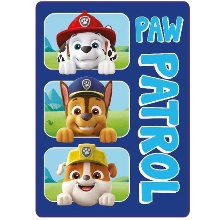Paw Patrol Fleece Deken - Pups Fleecedeken / Plaid, Nieuw, Ophalen of Verzenden, Deken of Dekbed, Wasbaar