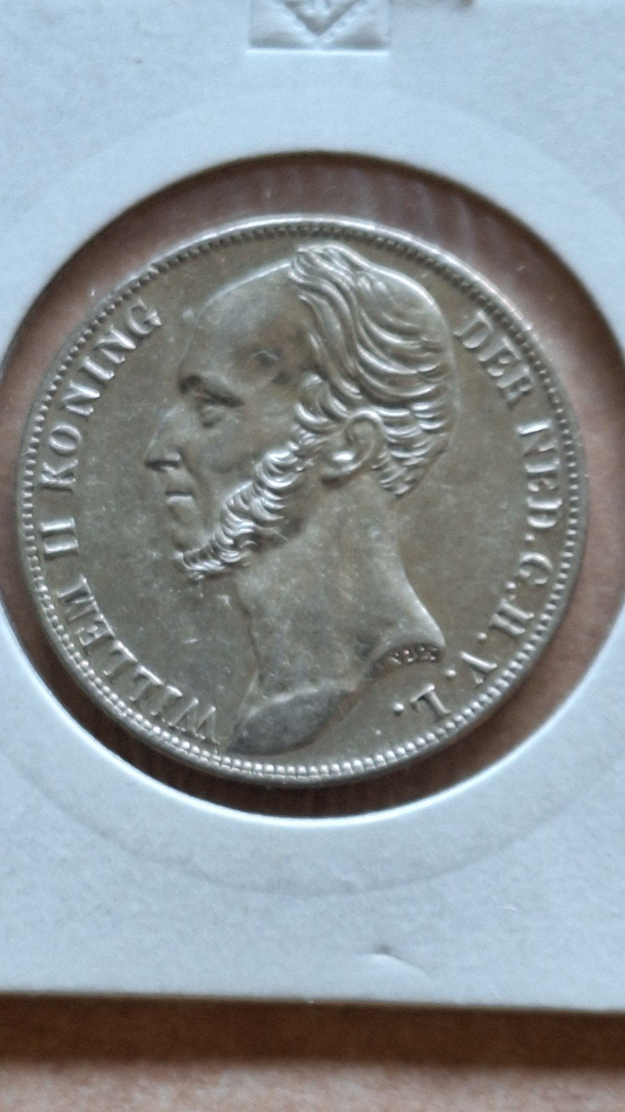 Zilveren gulden Willem ll 1848, Ophalen of Verzenden, Koning Willem II, 1 gulden