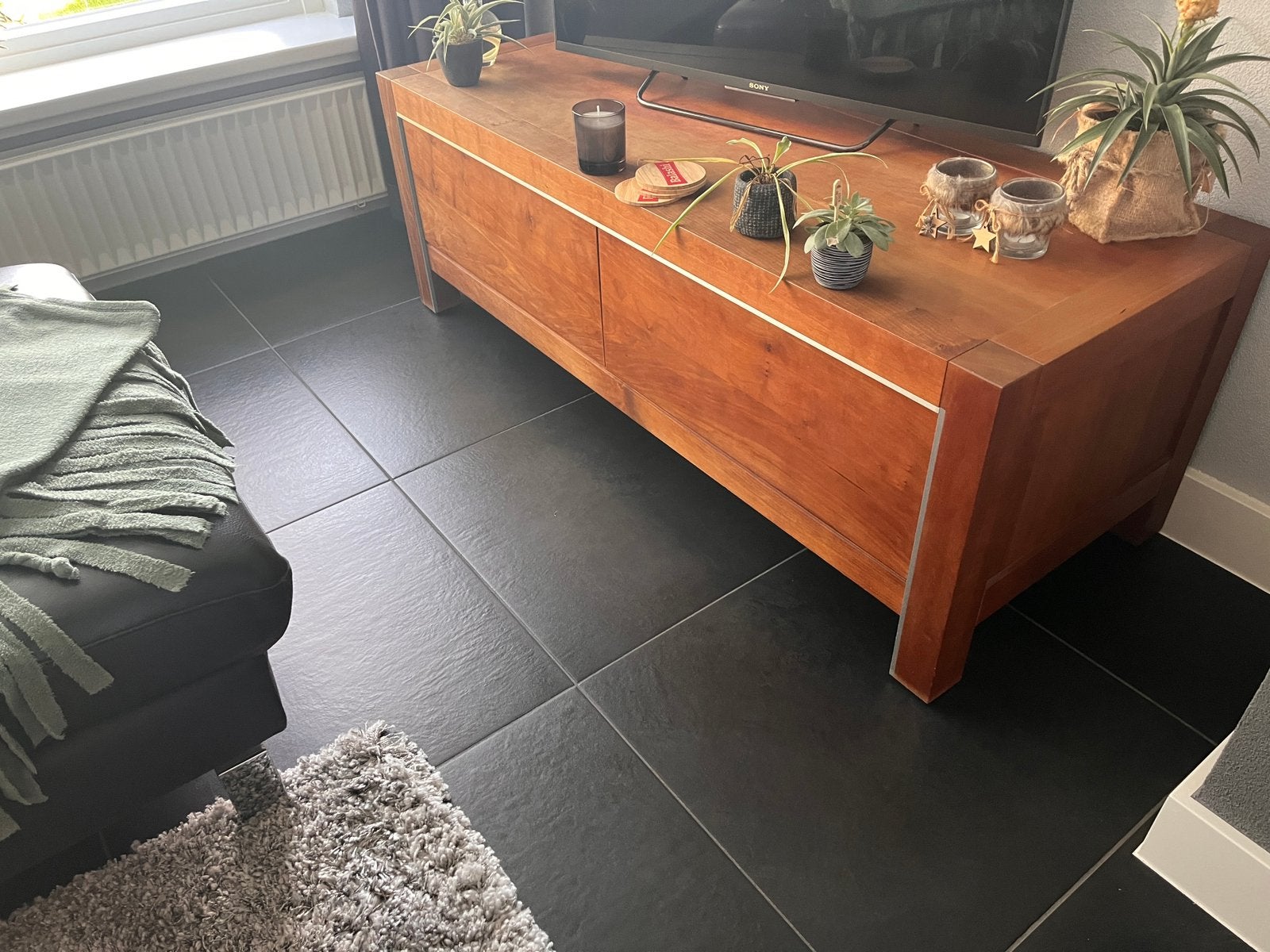 zeer nette gebruikte tv meubel kersenhout, Huis en Inrichting, Ophalen, Gebruikt, 100 tot 150 cm, Minder dan 100 cm