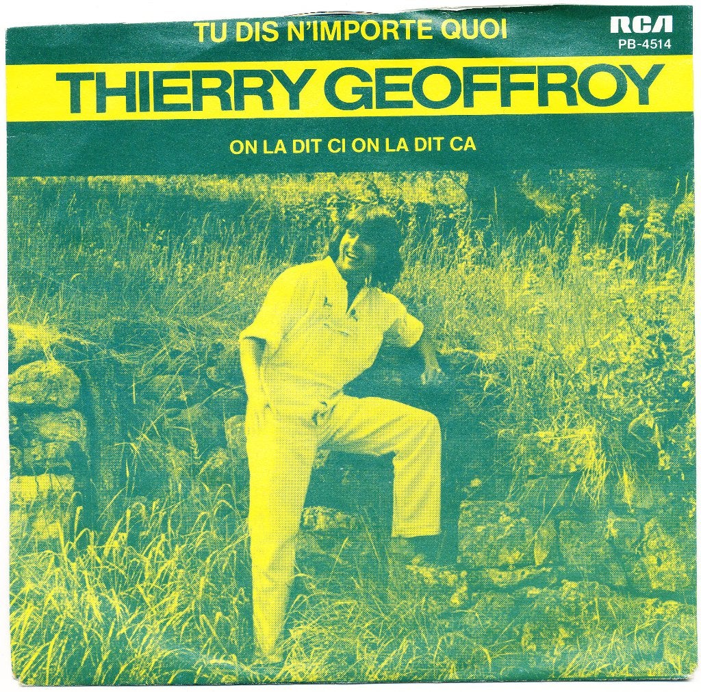 Thierry Geoffroy - Tu dis n'importe quoi / On la dit ci on, Gebruikt, 7 inch, Single, Ophalen of Verzenden