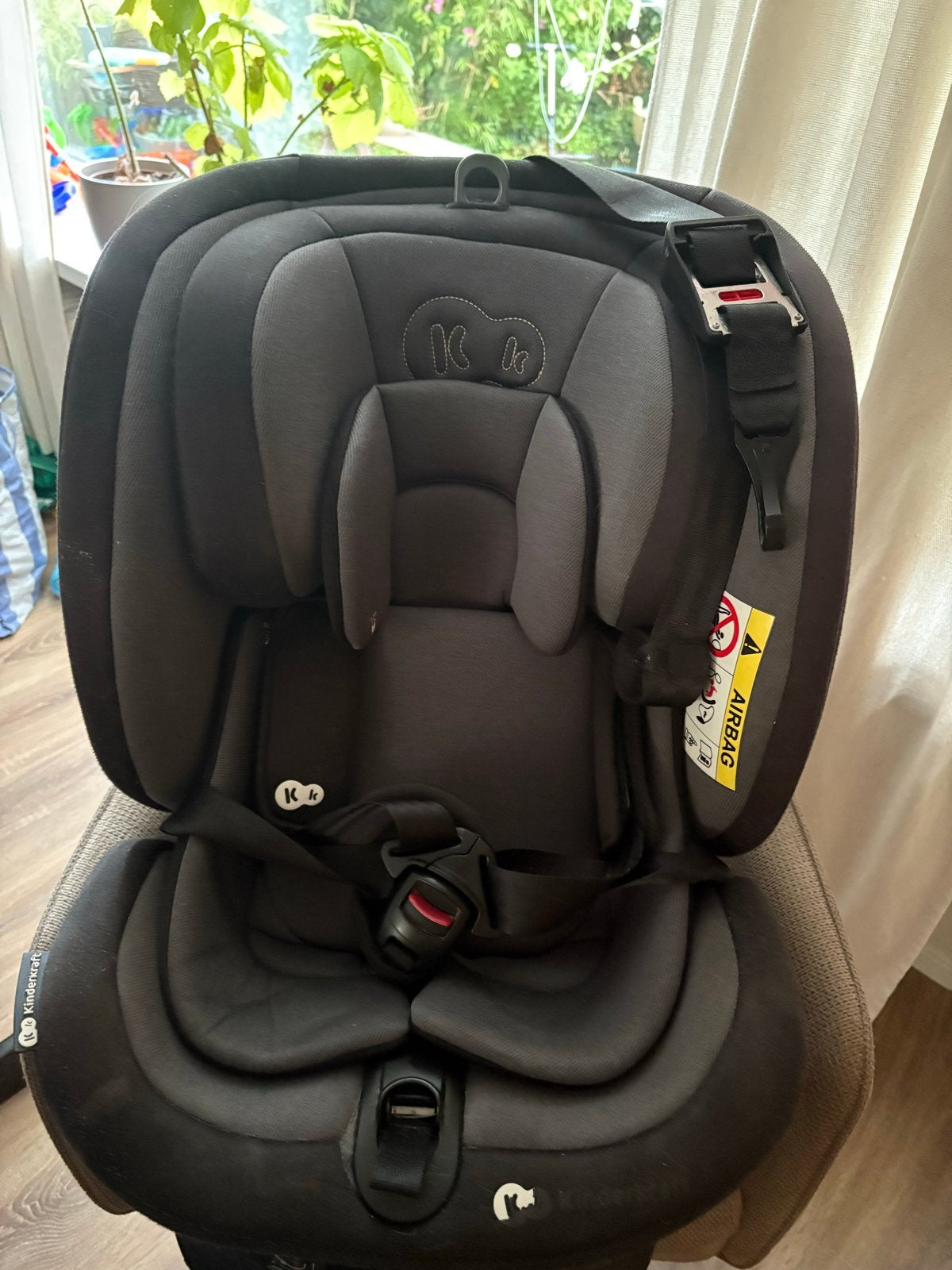 Kinderkraft autostoel 0-18 kg,, Autogordel, 0 t/m 18 kg, Verstelbare rugleuning, Zo goed als nieuw