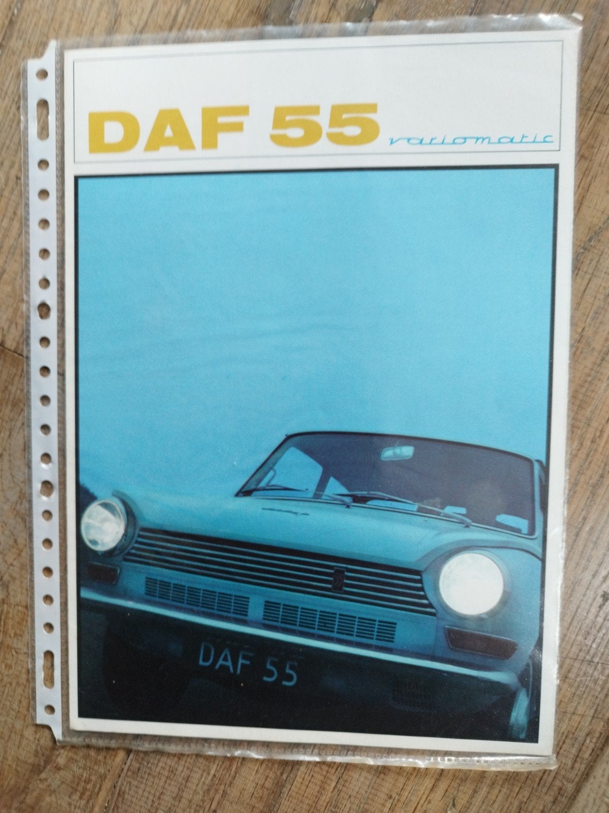 DAF 55 Variomatic brochure uit 1967 - Origineel, Ophalen of Verzenden, Zo goed als nieuw, DAF