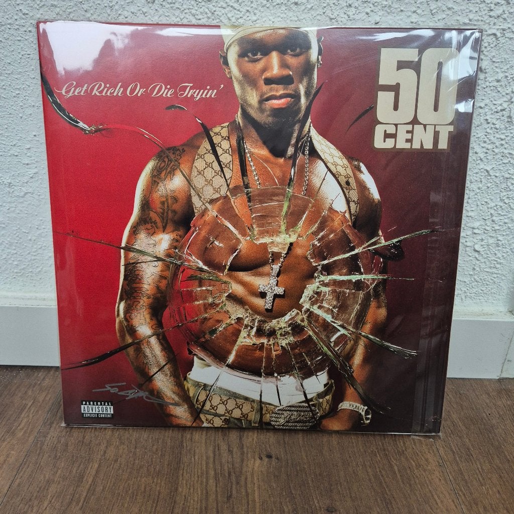 50 Cent - Get Rich or Die Tryin' LP (Gesigneerd), Geseald, Ophalen of Verzenden, Nieuw in verpakking, LP