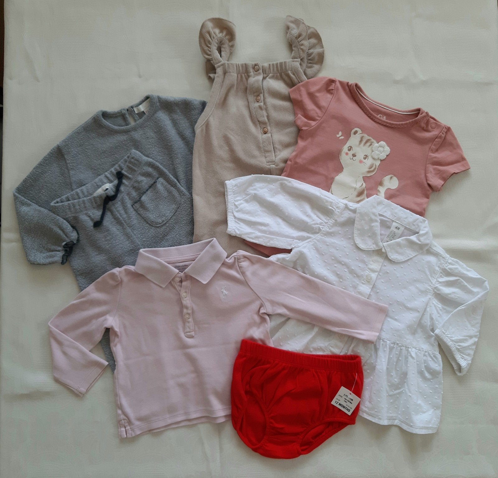 Babykleding pakket voor meisjes maat 86 cm. Gratis knuffel., Overige typen, Meisje, Ophalen of Verzenden, Zo goed als nieuw
