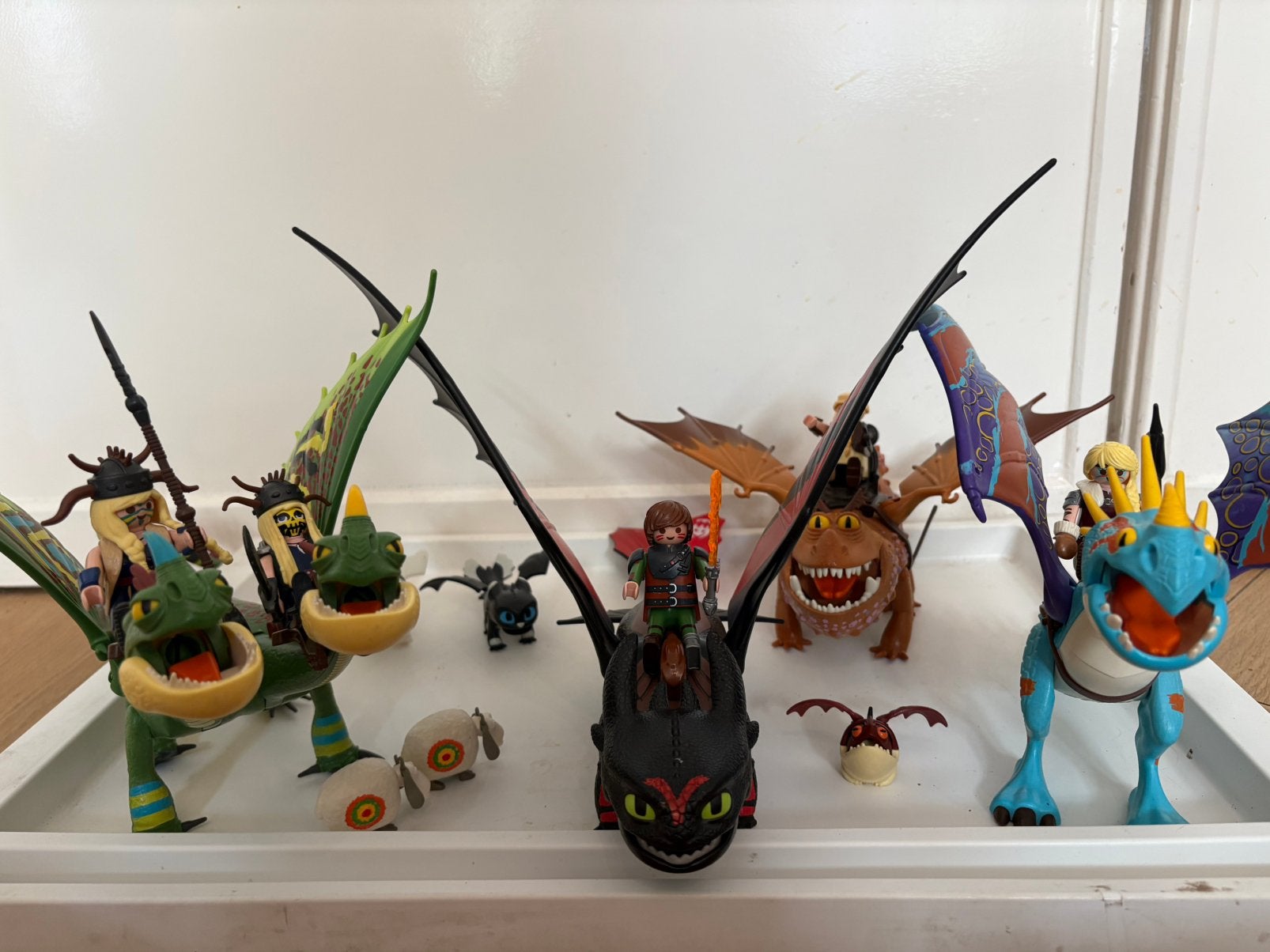 Playmobil Drakenrijders Set | Tandloos, Stormvlieg & Meer!, Ophalen of Verzenden, Zo goed als nieuw