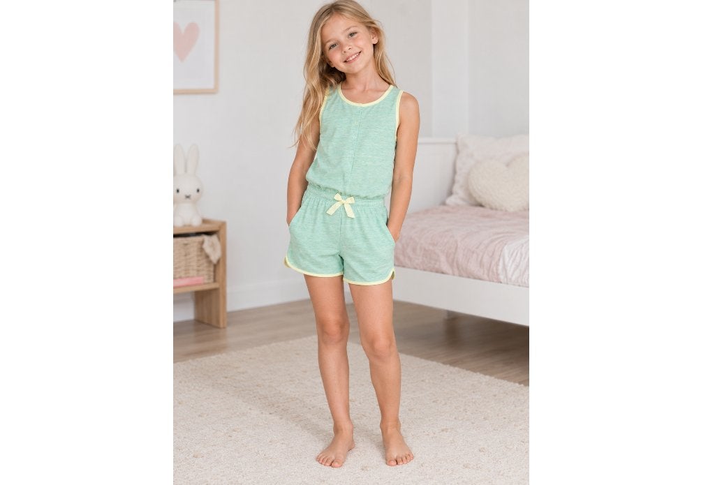 ** ZGAN Hema Onesie Pyjama Pakje Jumpsuit, Mt. 134, 140 **, Nacht- of Onderkleding, Meisje, Ophalen of Verzenden, Zo goed als nieuw