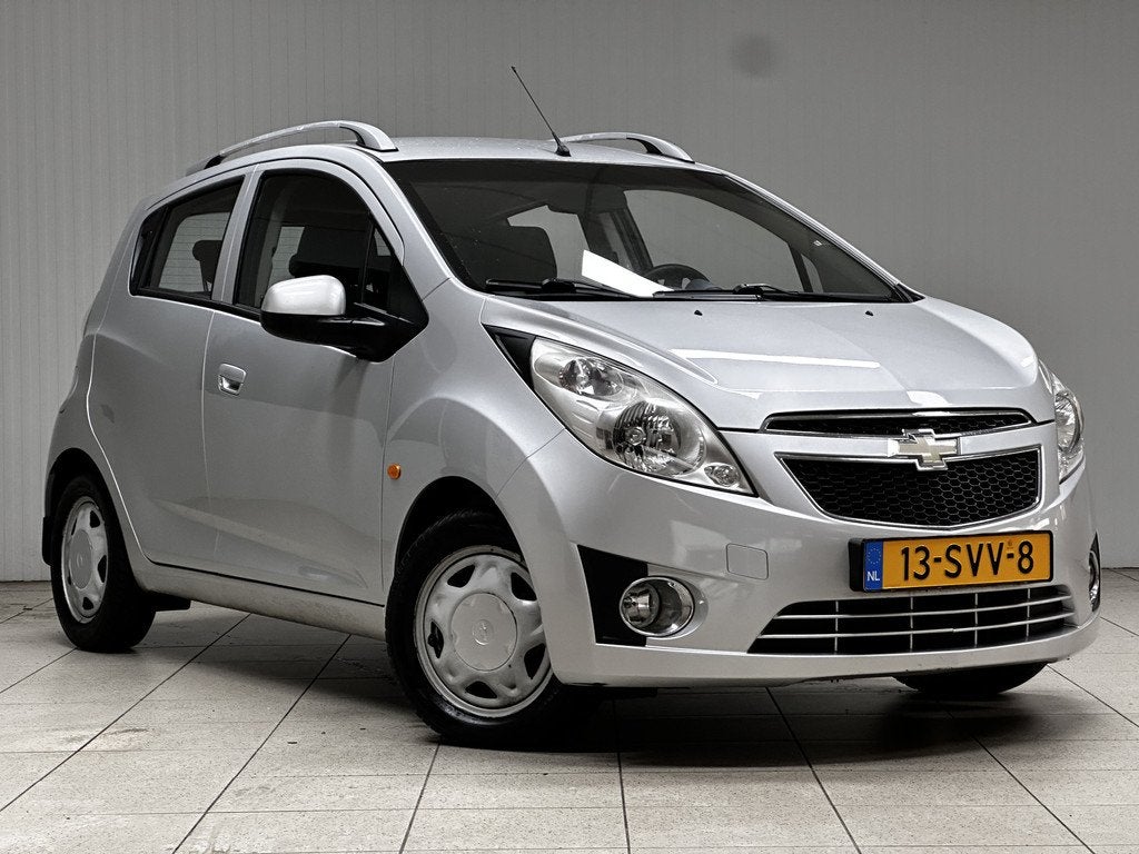 Chevrolet Spark 1.0 16V LS Bi-Fuel/ Airco/ C.V. Afstand/ Ele, Voorwielaandrijving, Euro 5, Zwart, 4 cilinders